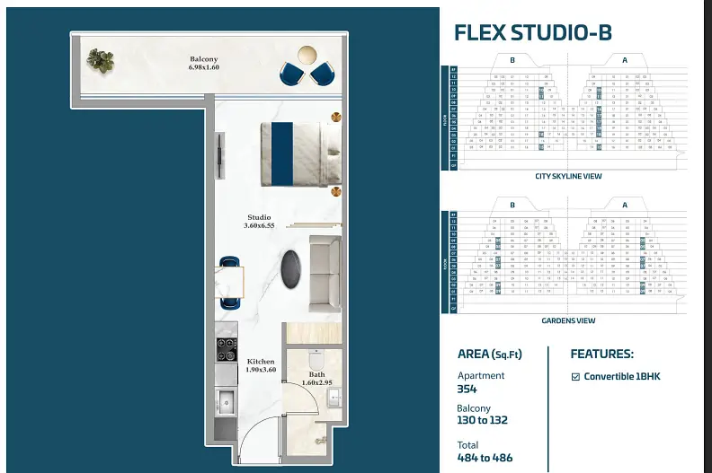 Studio Apartment - Floor 2