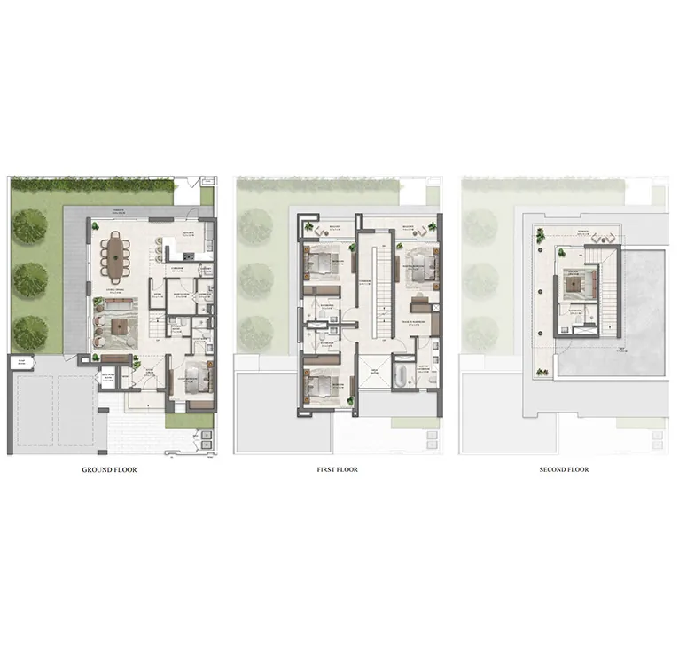 4 bedroom Villas Lavender - Floor 1