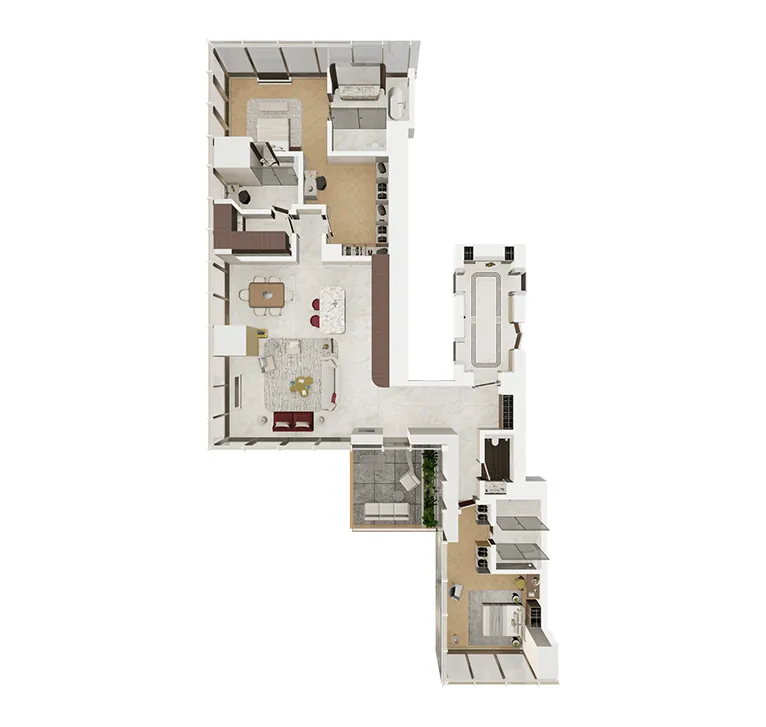 2 bedrooms - Floor 1